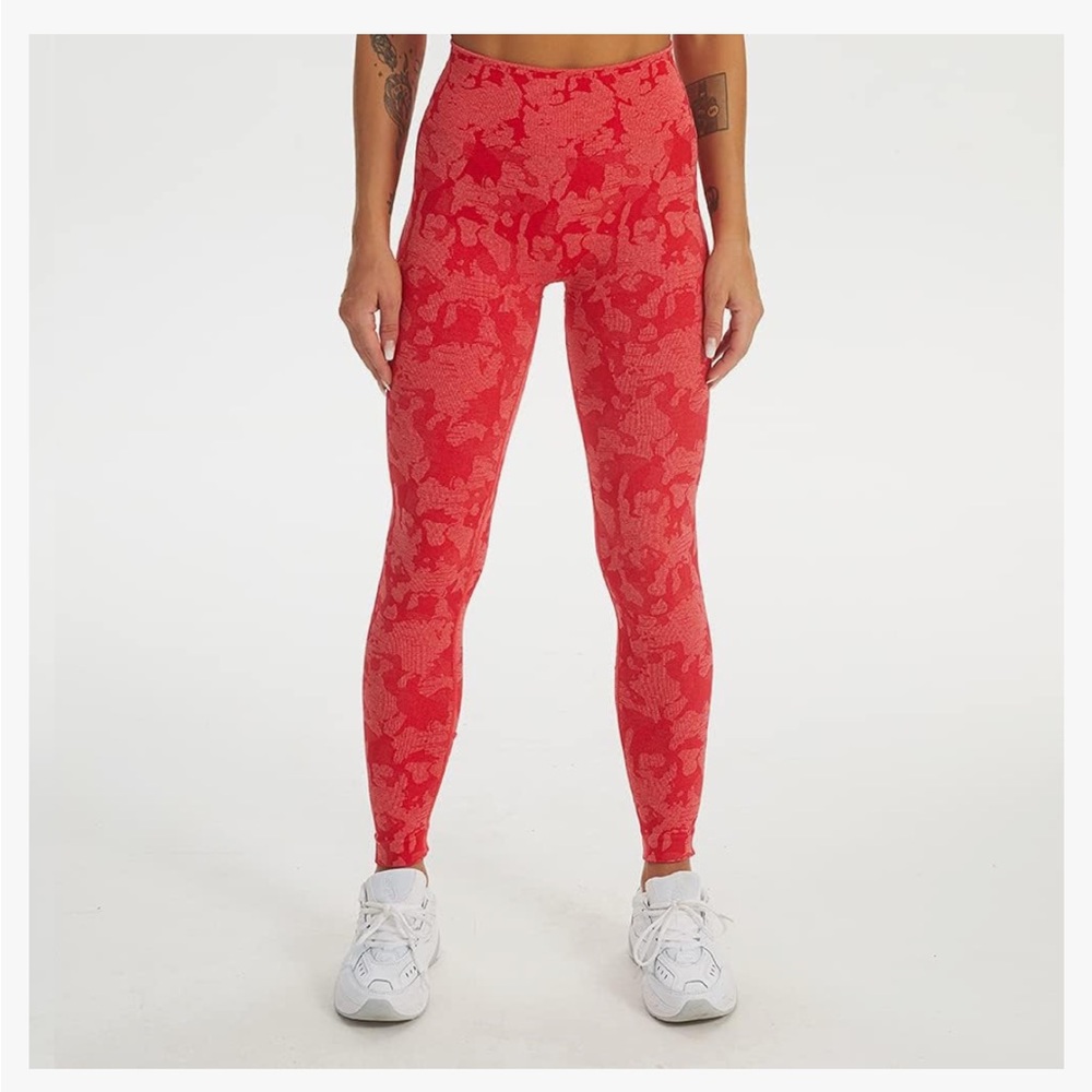 Red leggings